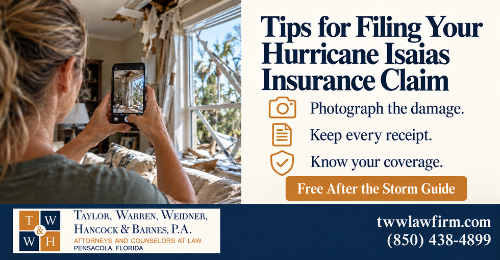experienced hurricane claim and insurance dispute attorneys pensacola fl