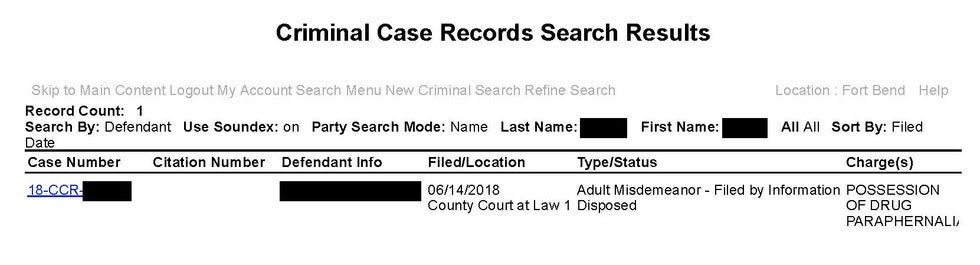 cash bond, fort bend county