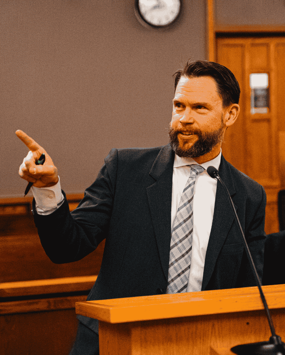 Jed Barden winning in court